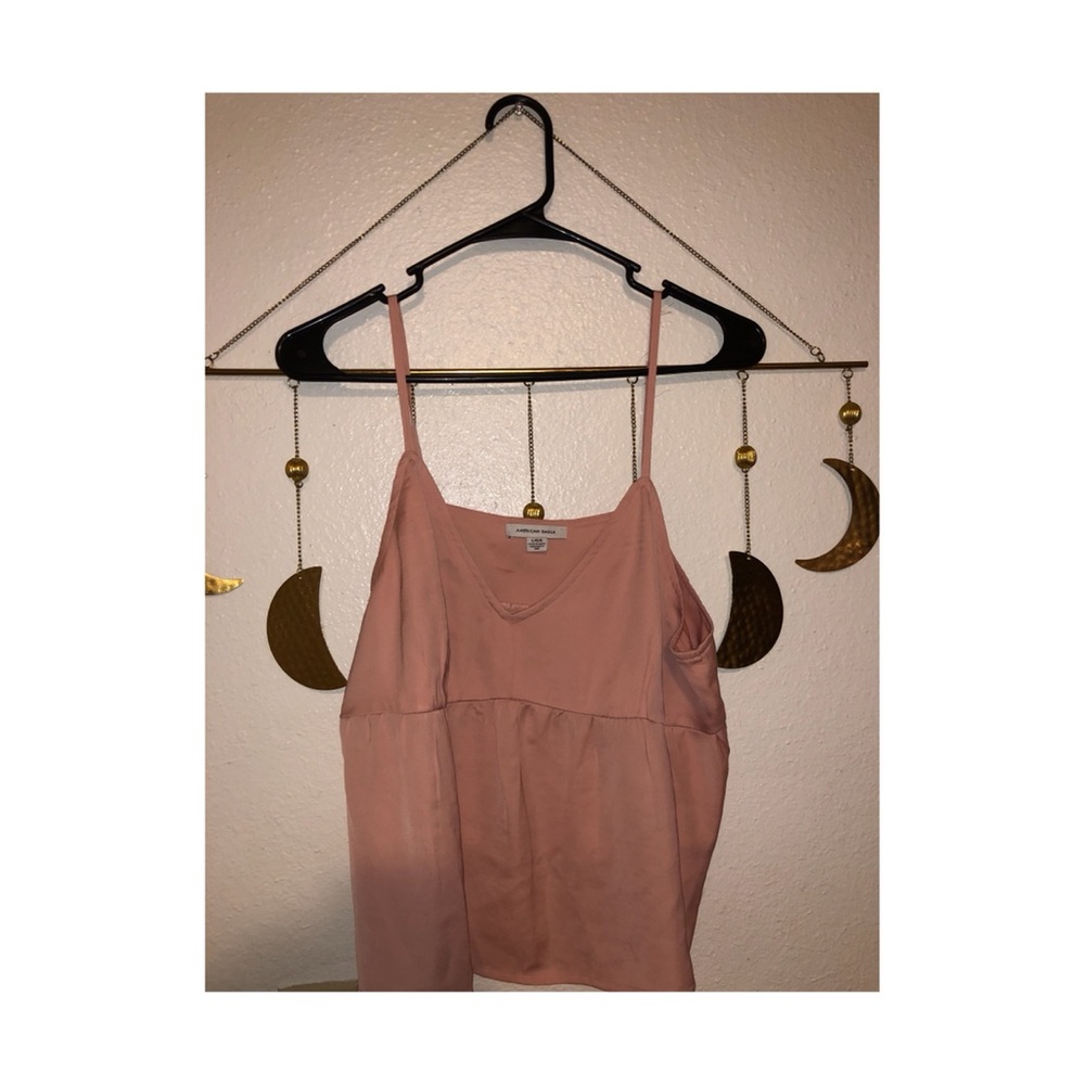 American Eagle light pink camisole blouse